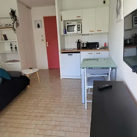 Clim Rez-de-jardin Resid Piscine 150 M Lägenhet *